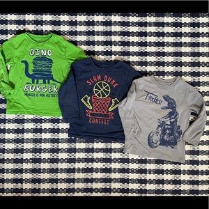Lot of boys’ Gap long sleeve cotton shirts size 3T